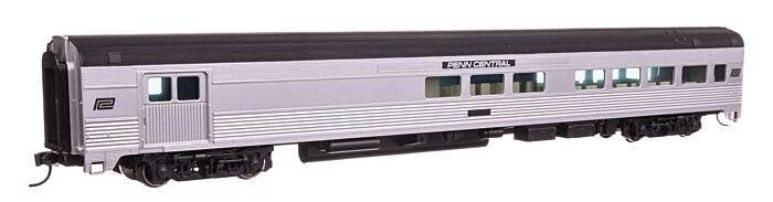 85′ Budd Baggage-Lounge - Ready to Run -- Penn Central, HO, WalthersMainline 30071