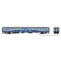 P-S Comet Commuter Coach - Ready to Run -- Montreal AMT 724 (Late silver, blue), HO, Rapido Trains Inc 128524