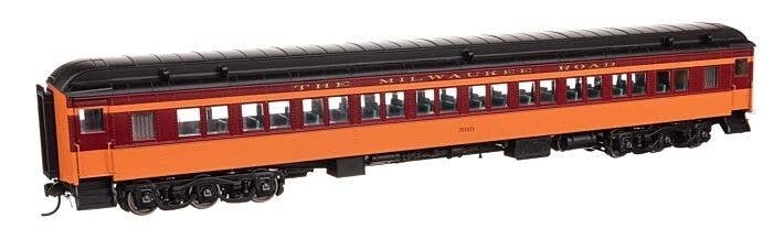 85′ Pullman-Built Heavyweight Paired-Window Coach - Ready to Run -- Milwaukee Road 3310, HO, WalthersProto 17608