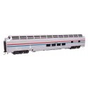 85′ Budd Great Dome - Lighted - Ready to Run -- Amtrak(R) Ph III w/Decal, HO, WalthersProto 14600