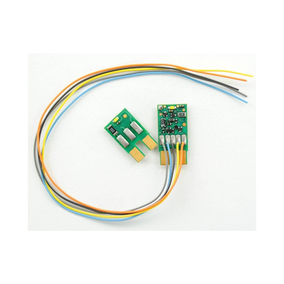 CN Series 4-Function DCC Decoder w/Split Circuit Board -- CN-GP (Fits Early-Style Life-Like, Atlas, Kato Diesels with Split Ligh