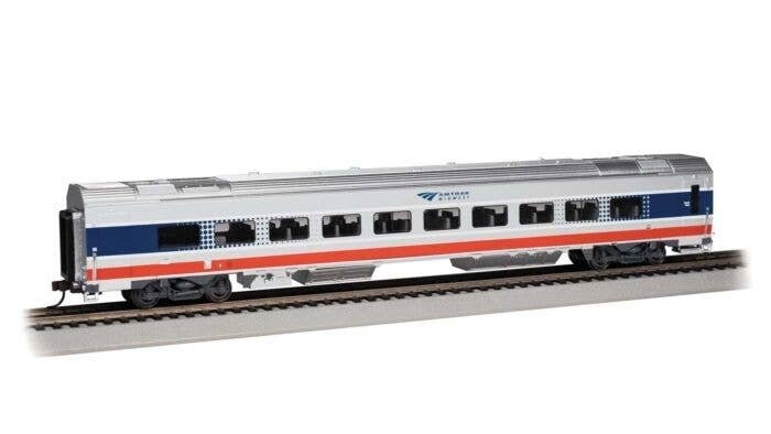 Siemens Venture Coach - Amtrak Version - Ready to Run -- Amtrak 4004 (Midwest Scheme silver,, HO, Bachmann Industries 74502