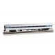 Amfleet I Coach with Lighting - Ready to Run -- Amtrak 82768 (Phase VI, silver, blue, red, wh, N, Bachmann Industries 14173