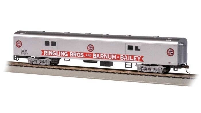 72′ Smooth-Side Baggage - Ready to Run -- Ringling Bros. and Barnum & Bailey Circus 63007 (G, HO, Bachmann Industries 14412