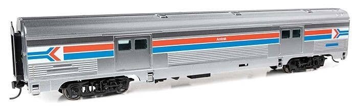 73′ Budd Baggage Car - Ready to Run -- Amtrak Phase I Decal, HO, WalthersProto 13072