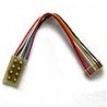 DCC Decoder Harness -- MC-3.5′-UK NMRA 8-Pin Plug Rotated 90 Degrees, 3.5′ 8.89cm f/MC Series Dec, ALL Train Control Systems