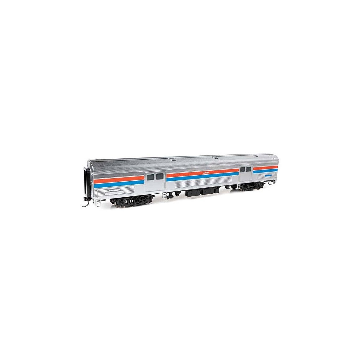 73′ Budd Baggage Car - Ready to Run -- Amtrak Phase II Decal, HO, WalthersProto 13075