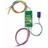 WOW101-Steam Sound & DCC Control Decoder w/9-Pin JST - WOWSound(TM) -- Light, Medium & Heavy Steam - 1.35 x .66 x .22′ 34.29 x