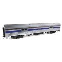 73′ Budd Baggage Car - Ready to Run -- Amtrak Phase IV (white lettering) Decal, HO, WalthersProto 13084