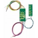 WOW101-Steam-KA Sound & DCC Decoder w/9-Pin JST & Keep Alive - WOWSound(TM) -- Light, Medium & Heavy Steam - 1.35 x .66 x .22′