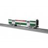 13′ Streamlined Baggage - 3-Rail - Ready to Run -- Christmas Noel (silver, green, red), O, Lionel 2427910