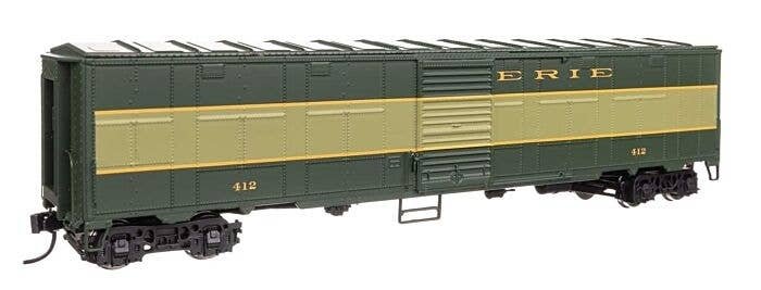 NYC-Style Express Boxcar Troop Sleeper Conversion - Ready to Run -- Erie 412, HO, WalthersProto 10811