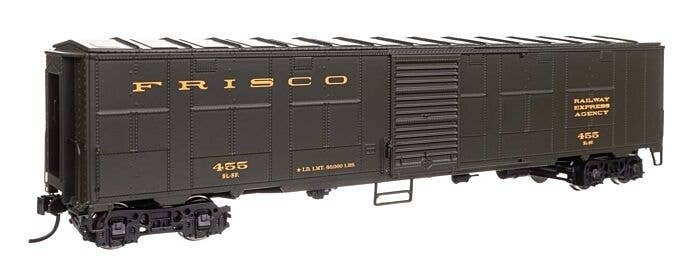 NYC-Style Express Boxcar Troop Sleeper Conversion - Ready to Run -- St. Louis-San Francisco 455 (g, HO, WalthersProto 10803