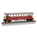 Open-Sided Excursion Car with Seats - Ready-to-Run - Silver Series(R) -- Durango & Silverton, HO, Bachmann Industries 17431