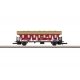 Type Ci Corridor Coach - Ready to Run -- 2025 Christmas Car (red, gold, white), Z, Marklin, Inc 80635