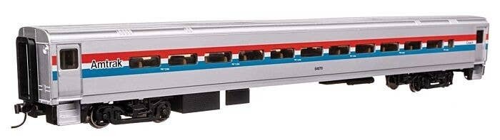 85′ Horizon Fleet Coach - Ready to Run -- Amtrak(R) Phase III (Wide Stripes) 54070, HO, WalthersMainline 31015