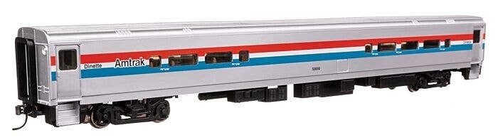 85′ Horizon Cafe/Club Food Service Car - Ready to Run -- Amtrak(R) Phase III (Wide Stripes) 530, HO, WalthersMainline 31063