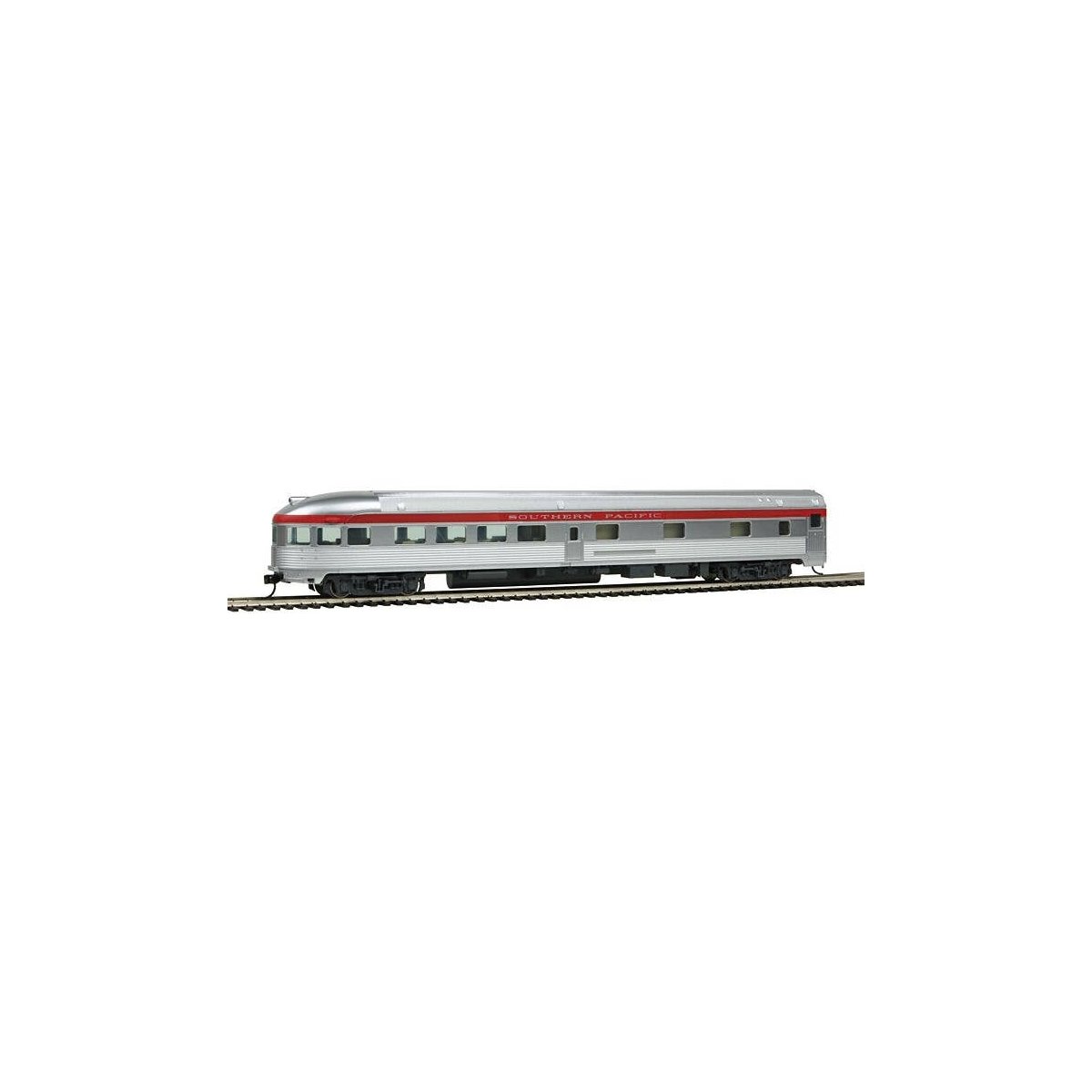 85′ Budd Observation - Ready To Run -- Southern Pacific(TM) (silver, red), HO, WalthersMainline 30357