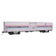60′ Thrall Material Handling Car MHC-2 - Ready To Run -- Amtrak Phase III w/US Mail Logo 1530, HO, WalthersMainline 31104