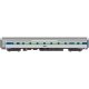 85′ Budd Large-Window Coach - Ready to Run -- Amtrak(R) (Phase IV silver, Wide Blue, Thin Red &, HO, WalthersMainline 30013