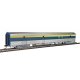 85′ Budd Baggage-Railway Post Office - Ready To Run -- Delaware & Hudson (silver, blue, yellow), HO, WalthersMainline 30312