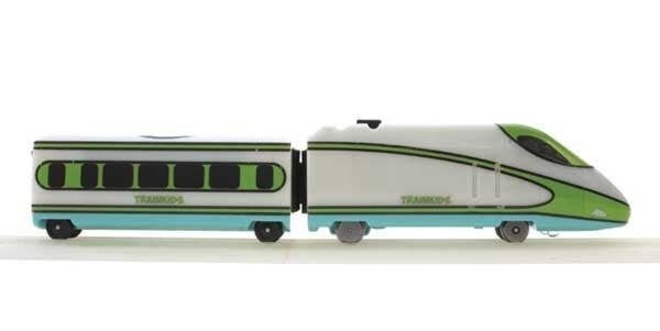 Locomotive and First Class Car Add-On Set - Trainkids -- Glow in the Dark (white, gr, HO, Atlas Model Railroad Co. 15000102