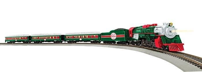The Christmas Express - LionChief Bluetooth Control -- North Pole Central 2-8-4 Locomotive, 3 Cars, HO, Lionel 871811020