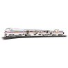Norman Rockwell Freedom Train Set - Standard DC -- EMD F7, Display Car, Wide-Vision Caboose, E, HO, Bachmann Industries 767
