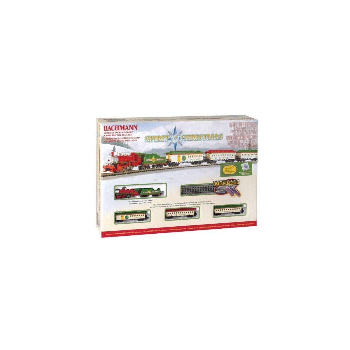 Spirit of Christmas Train Set, N, Bachmann Industries 24017