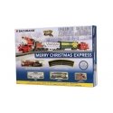 Merry Christmas Express - North Pole & Southern -- USRA 0-6-0, 3 Cars, E-Z Track(R) Circle, P, N, Bachmann Industries 24027