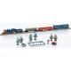 American Christmas Market Starter Set - Standard DC -- Christmas Express (120 Volts Includes 4-6-0 L, Z, Marklin, Inc 81846