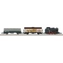 Freight Starter Set - Standard DC - German Federal Railway -- Class 89 0-6-0T, 2 Cars Track Oval, Po, Z, Marklin, Inc 81701