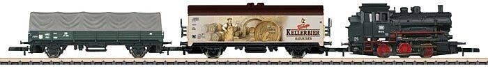 Freight Starter Set - Standard DC - German Federal Railway -- Class 89 0-6-0T, 2 Cars Track Oval, Po, Z, Marklin, Inc 81701