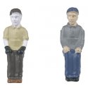 Engineer & Fireman Figure Sets (Press Fit or Glue for All BLI Engines) -- Style C & H pk, HO, Broadway Limited Imports 1005