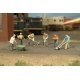 SceneScapes(TM) Figures -- Construction Workers pkg(6), HO, Bachmann Industries 33105