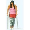 Broken Leg - Individual Figure, HO, Preiser Kg 28216