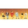 Seated Persons pkg(6), HO, Preiser Kg 10021