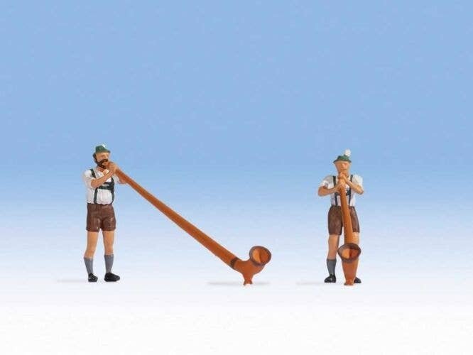 Alpine Horn Blowers with Sound Circuit and Speaker - Micro Sound -- pkg(2), HO, Noch Gmbh & Co 12821