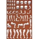 Customizing Figure Sets -- `Adam` Male Figures, G, Preiser Kg 45900