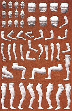 Customizing Figure Sets -- `Adam` Male Figures, G, Preiser Kg 45900