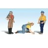Scenic Accents(R) Figures -- Spike, Neil & Ty, G, Woodland Scenics 2542