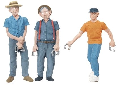 Scenic Accents(R) Figures -- Horse Shoein′ Around, G, Woodland Scenics 2550