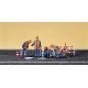 People Working -- City Workers w/Accessories, HO, Preiser Kg 10445