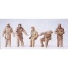 Emergency - Modern German Firefighters - Unpainted Figure Set -- Engineers/Pump Operators at the Engi, HO, Preiser Kg 10487