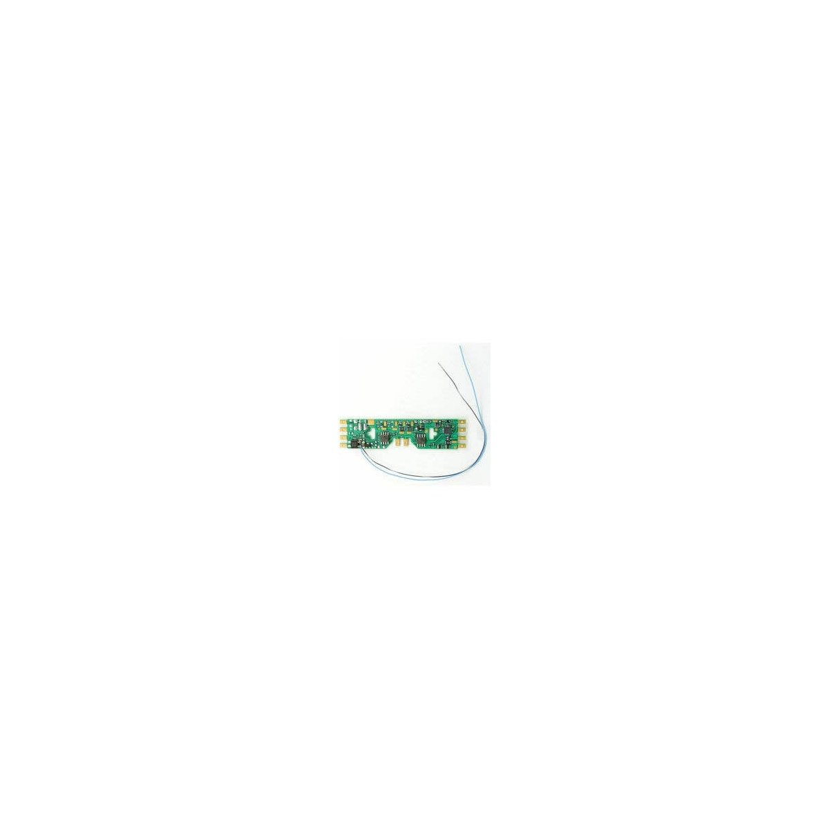 A4X-KA 4-Function Drop-In DCC Decoder w/TCS Keep Alive Wires - Control Only -- With Extra blue, black/white Wires Fits Atlas & O