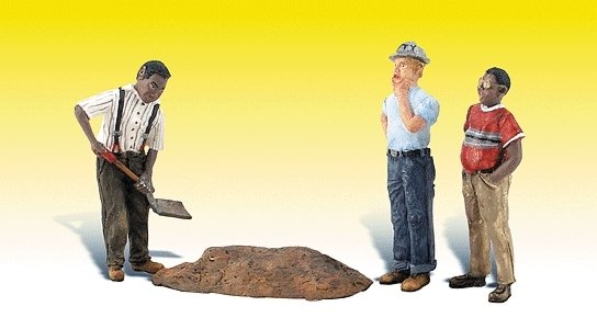 Scenic Accents(R) Figures -- Whistle While He Works, G, Woodland Scenics 2568