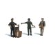 Scenic Accents(R) Figures -- Dock Crew - 2 Crew Members & 1 Crew Chief, G, Woodland Scenics 2565