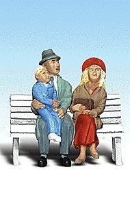 Scenic Accents(R) Figures -- The Sitting Seymores, G, Woodland Scenics 2535