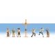 Mountain Hikers w/Crucifix -- pkg(6), N, Noch Gmbh & Co 36874