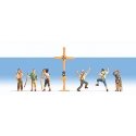 Mountain Hikers w/Crucifix -- pkg(6), N, Noch Gmbh & Co 36874